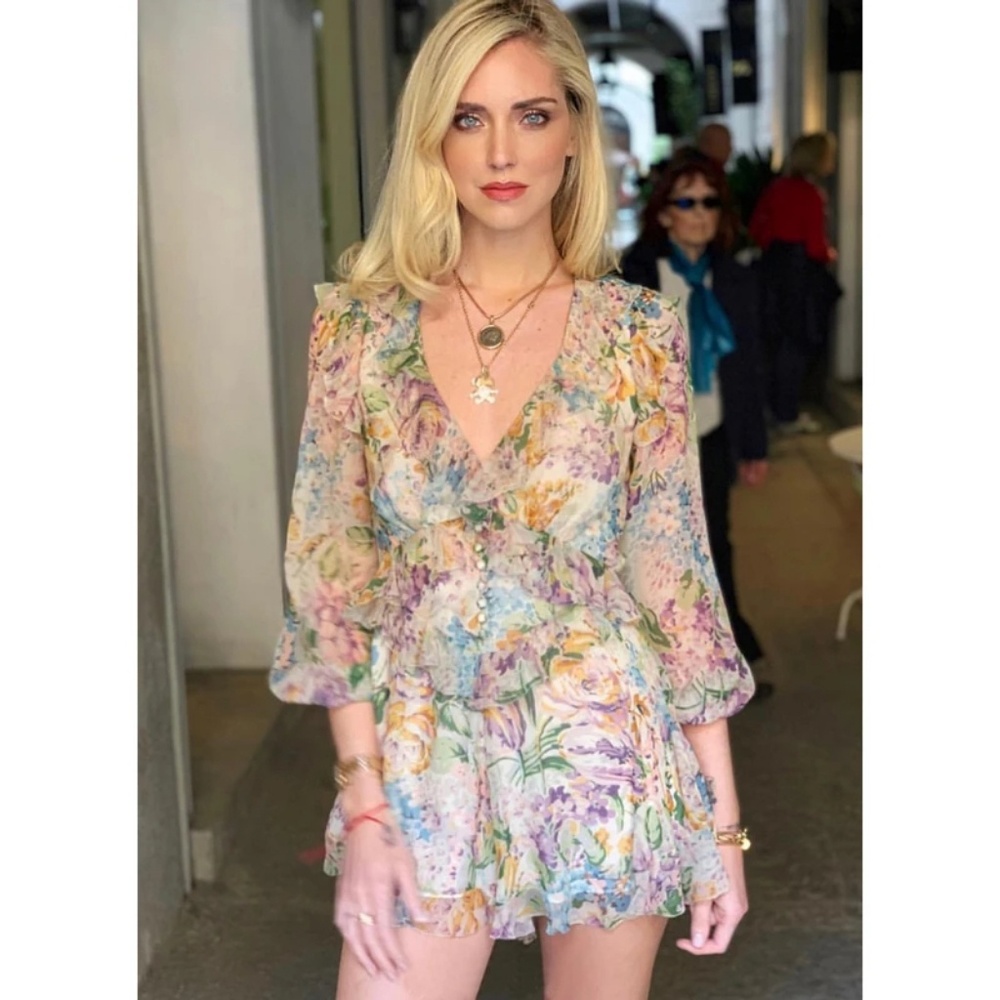 New Zimmermann design ruffled Floral Romper 4 / 6